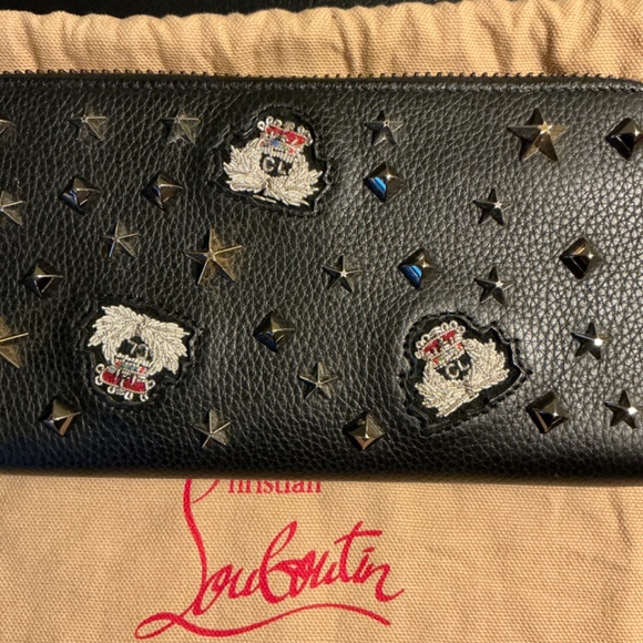 Christian Louboutin M Panettone Leather Zippie Wallet - Picture 7 of 8